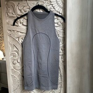Lululemon High Neck Gray Tank Top 4